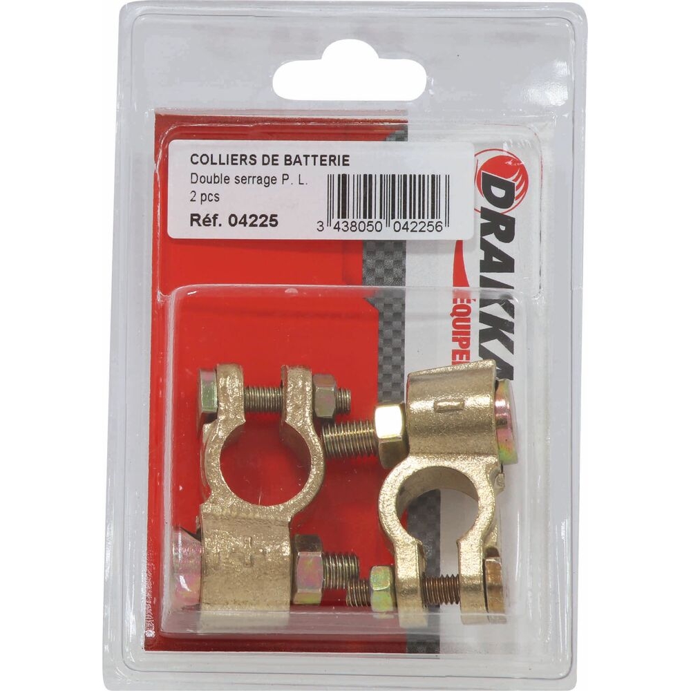 Colliers de batterie PL double serrage 70mm²/pôle 