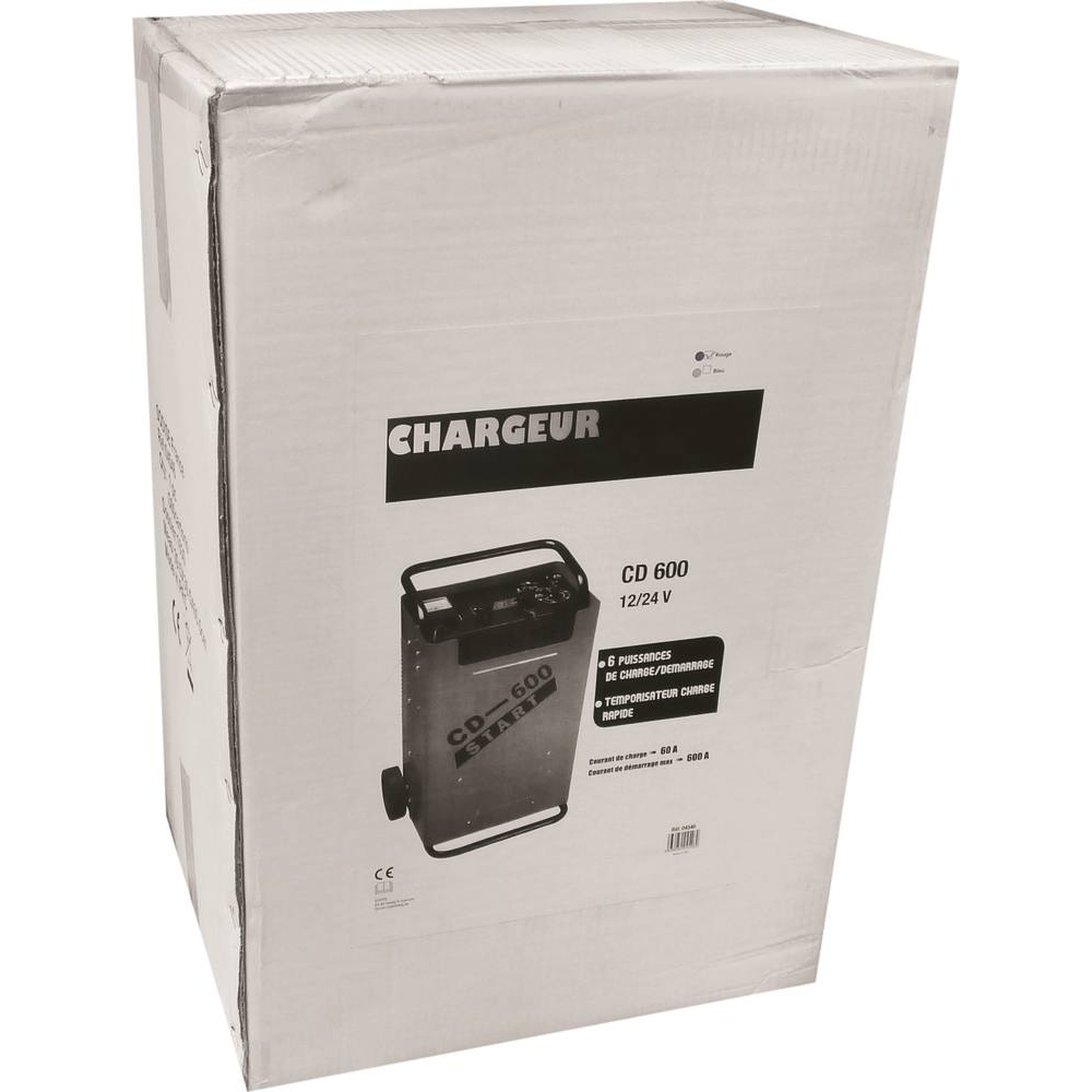 Chargeur/démarreur sur roues 12/24V 1500W 60A - CD 600 STILKER - 04546