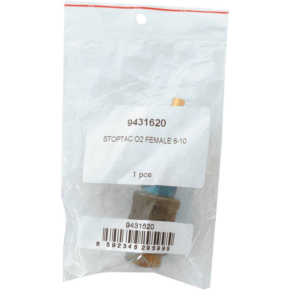 Raccord rapide femelle stoptac oxygène sur tuyau 6-10mm GCE CHARLEDAVE - 05726