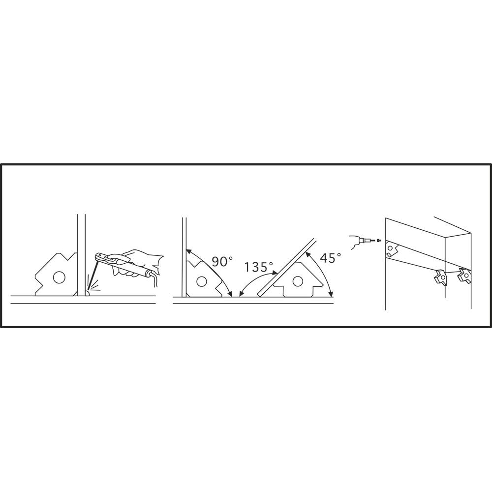 Equerre magnétique 135x24mm DRAKKAR - 05774