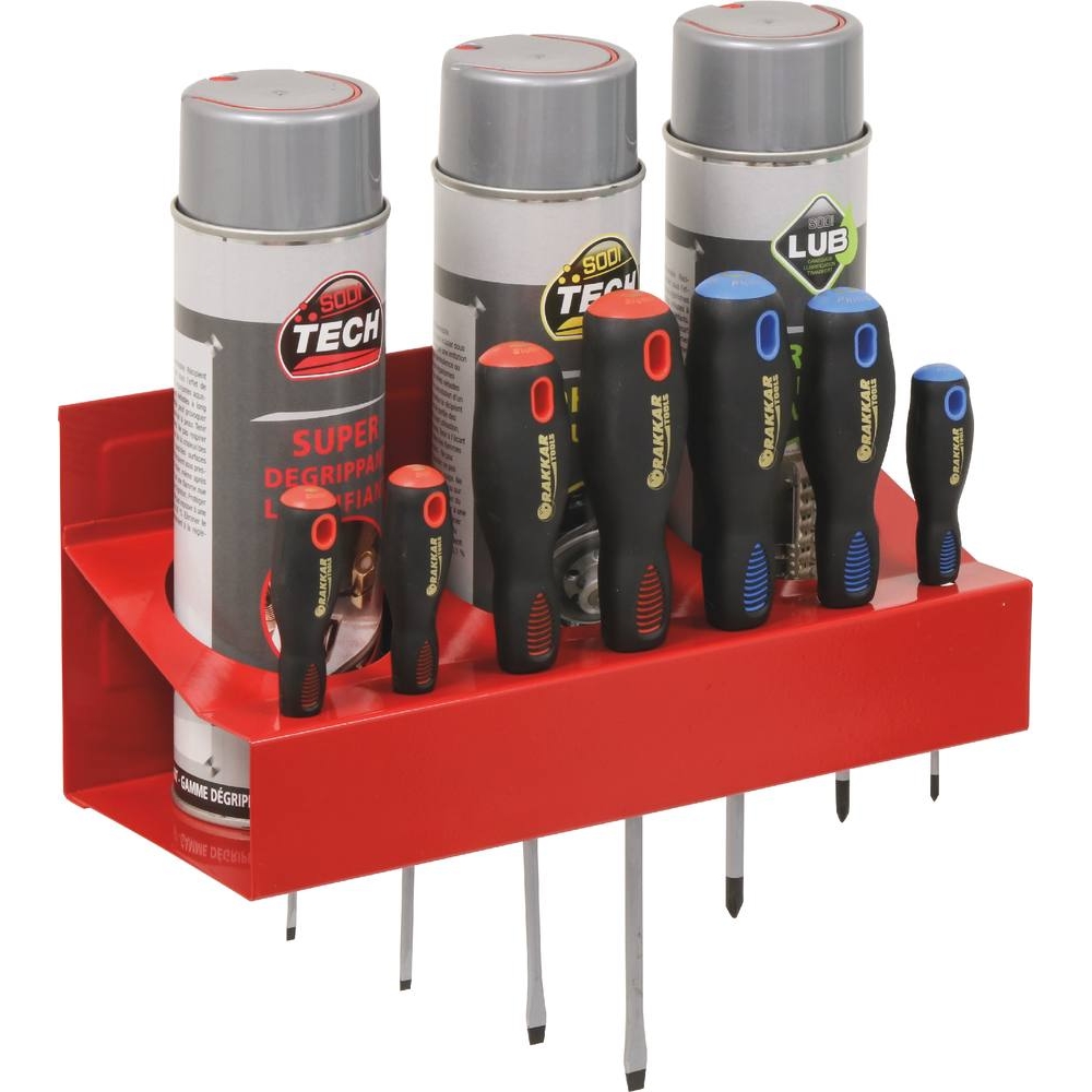 Support magnétique pour 3 aérosols DRAKKAR - 05777