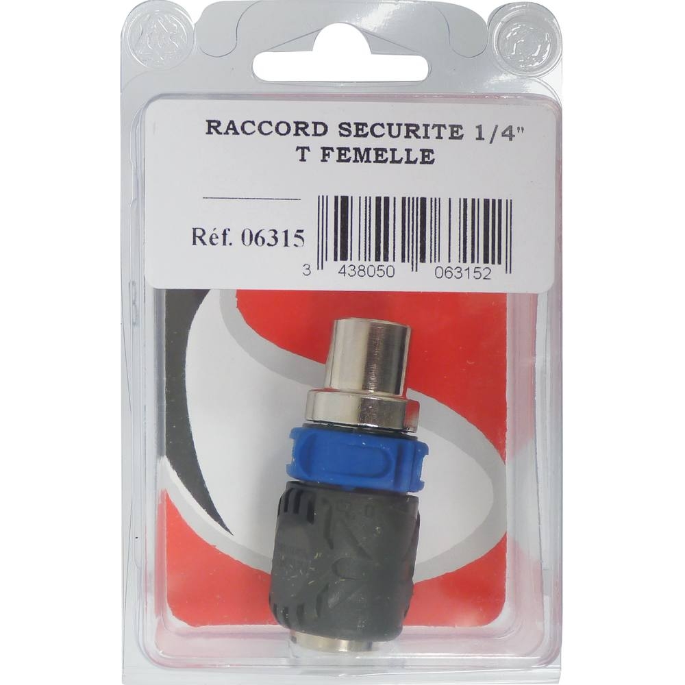 Raccord rapide femelle de sécurité universel filetage femelle 1/4