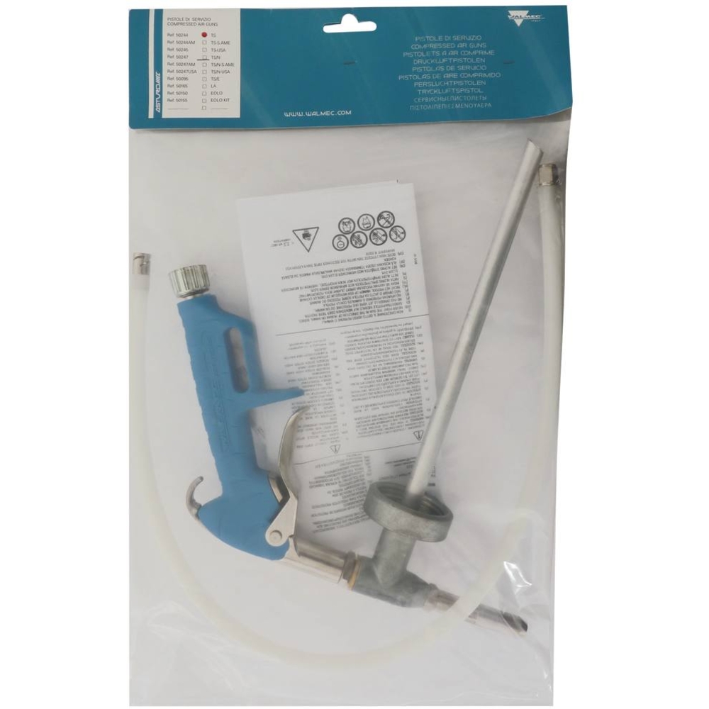 Pistolet pneumatique pour insonorisant tête aluminium WALMEC - 06362