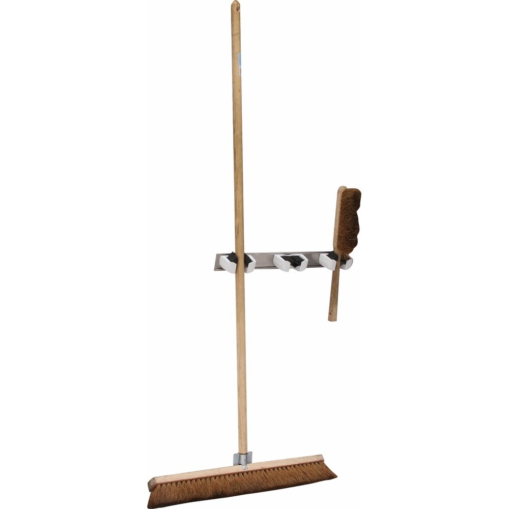 Support inox 500mm pour manche 3 attaches KARZHAN - 07331