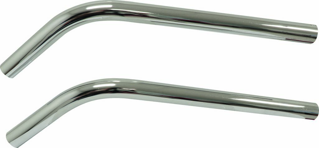 Tube d'aspiration coudé rigide métal 37mm (lot de 2) pour ref 07408-50007-50008 - 07366