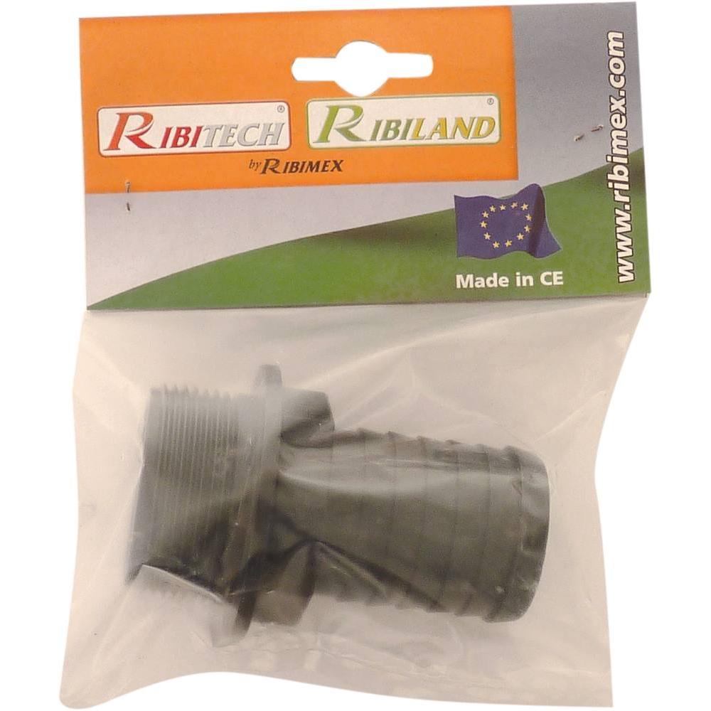 Raccord cannelé PVC mâle 1