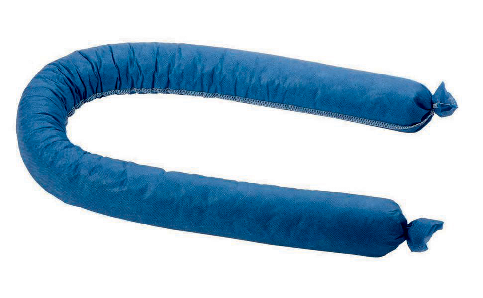 Boudin absorbant hydrocarbures -8cm x 1 20m - bleu- 5 3l - a l'unite -08387