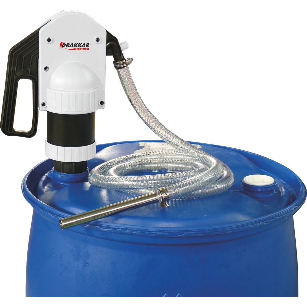 Pompe à levier AdBlue avec tuyau de refoulement 25 l/min - pour fût DRAKKAR - 08445