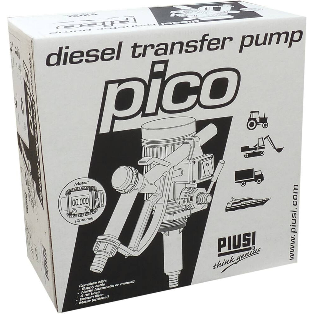 Pompe à gasoil 230V 35 l/min pour fût - en kit PIUSI - 08524