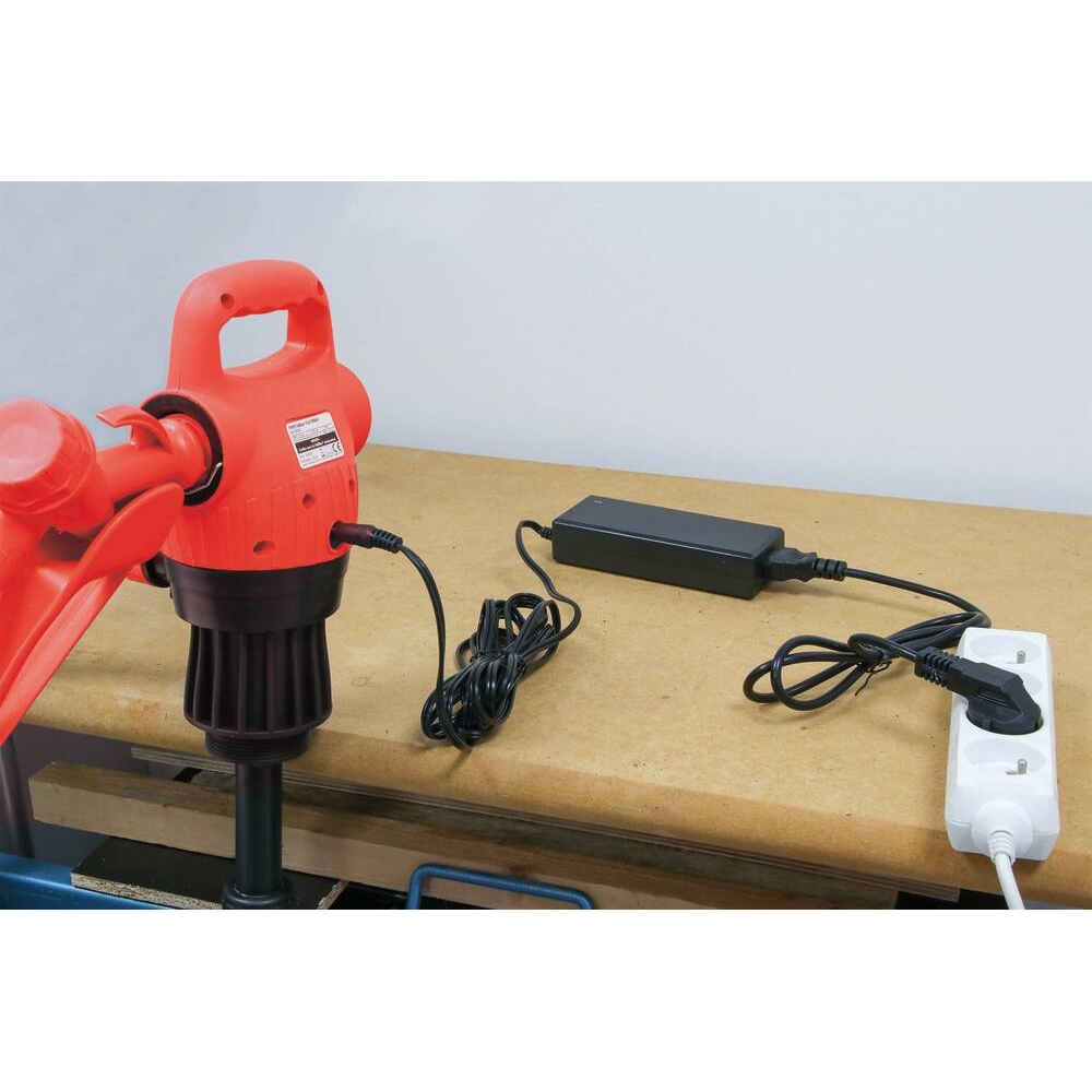 Pompe à gasoil 12/230V 18 l/min avec canne télescopique pour fût - en kit STILKER - 08632