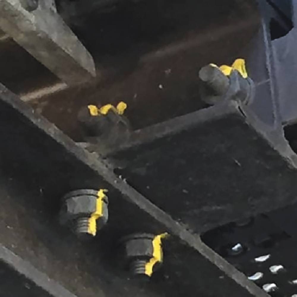 Peinture de sécurité jaune pour vis MARKAL - 08791