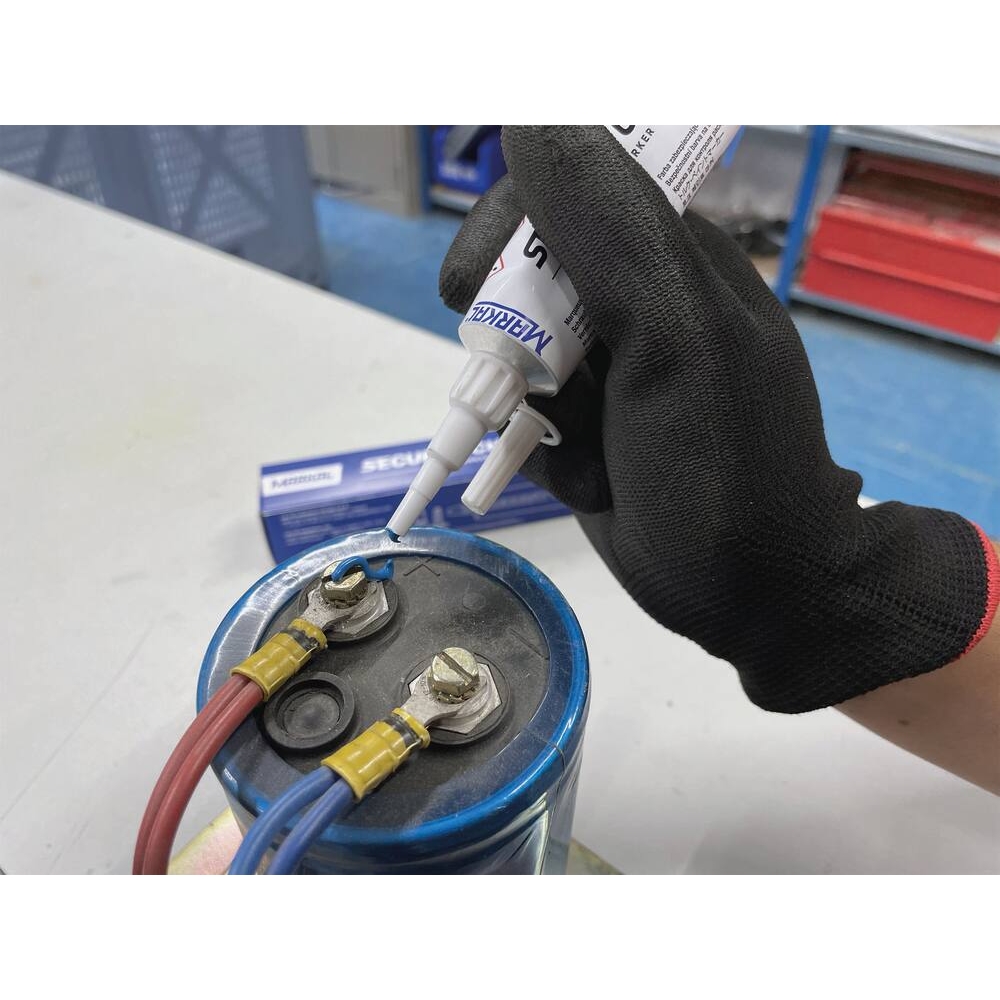 Peinture de sécurité bleu pour vis MARKAL - 08793