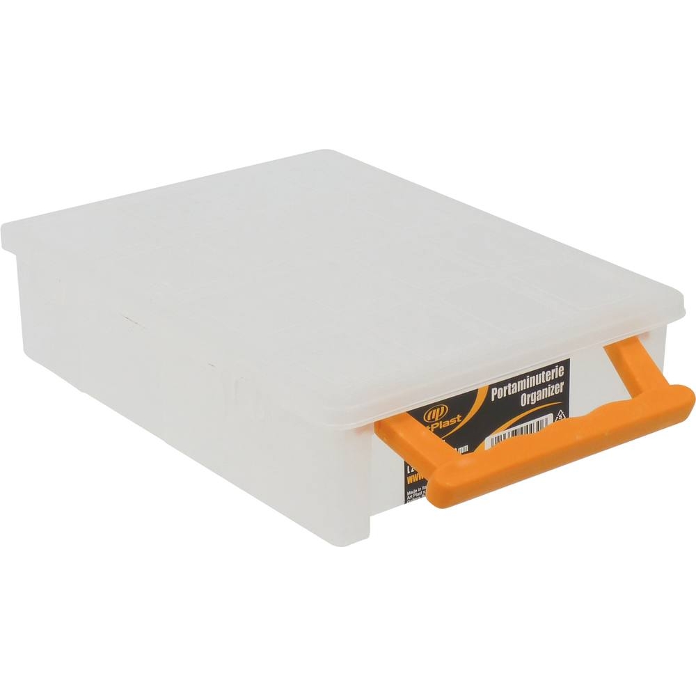 Boîte de rangement 9 cases avec poignée 242x188x60mm - 09024