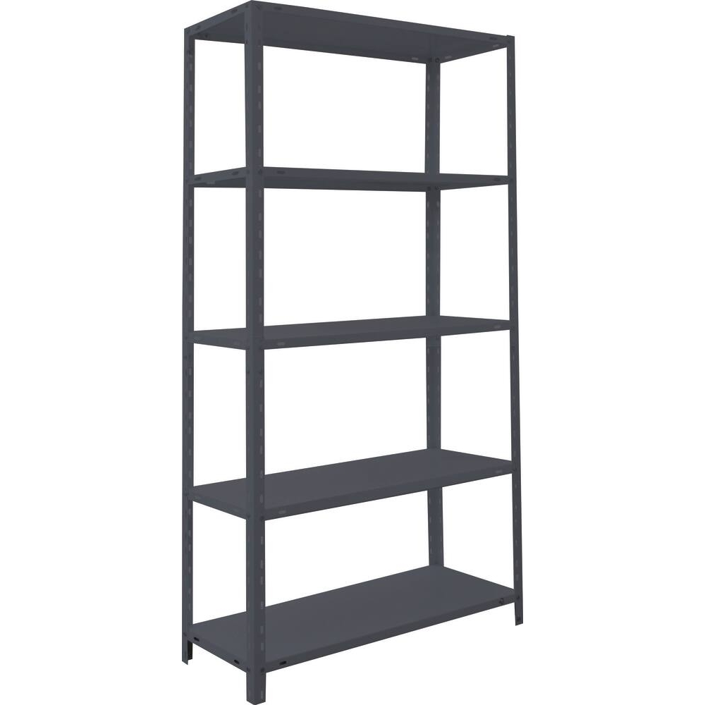 Etagère métallique à visser 5 tablettes métalliques 1700x750x300mm max 200kg STILKER - 09062