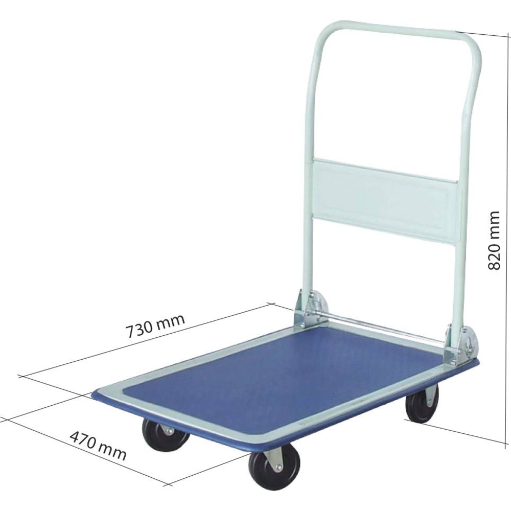 Chariot de manutention 4 roues 150kg STILKER - 09102