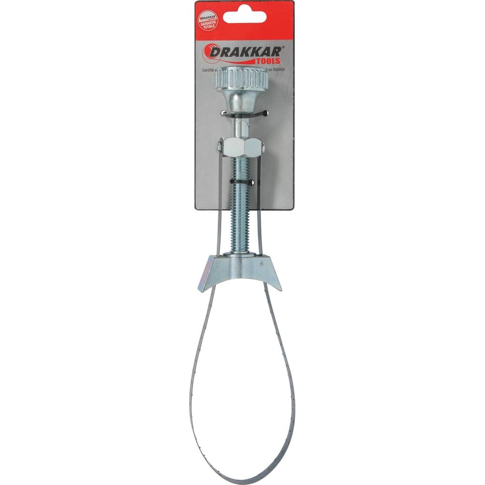 Clé à filtre à sangle de 110 à 155mm - carte DRAKKAR TOOLS - 09169