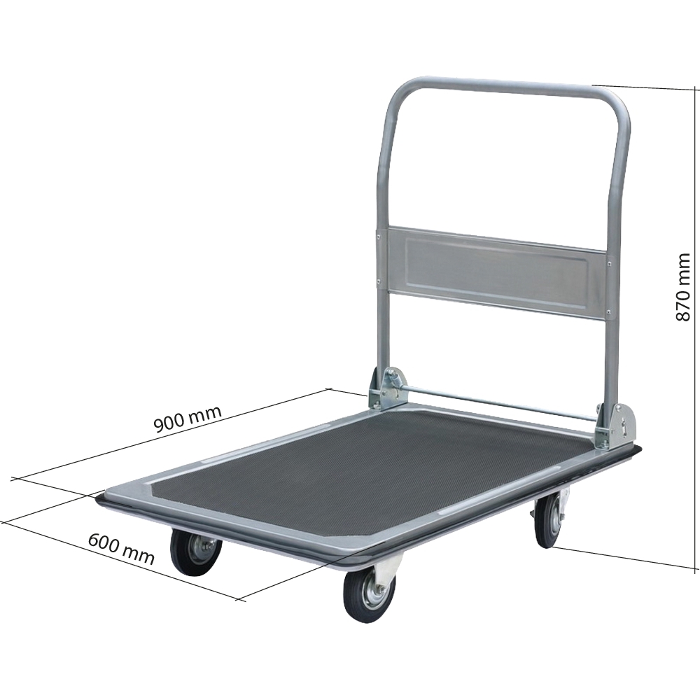 Chariot de manutention 4 roues 250kg DRAKKAR - 09178