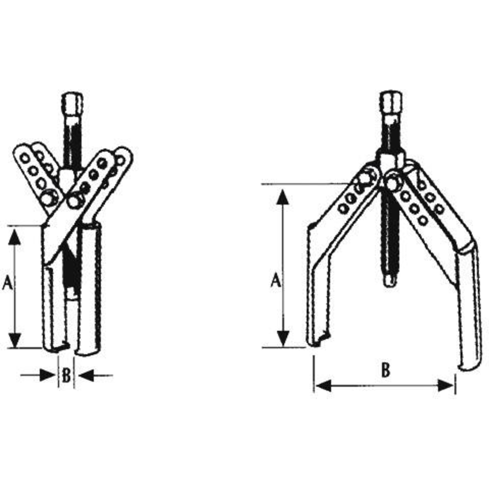 Extracteur extérieur autoserrant 55 à 95mm 1-1,5T DRAKKAR - 09210