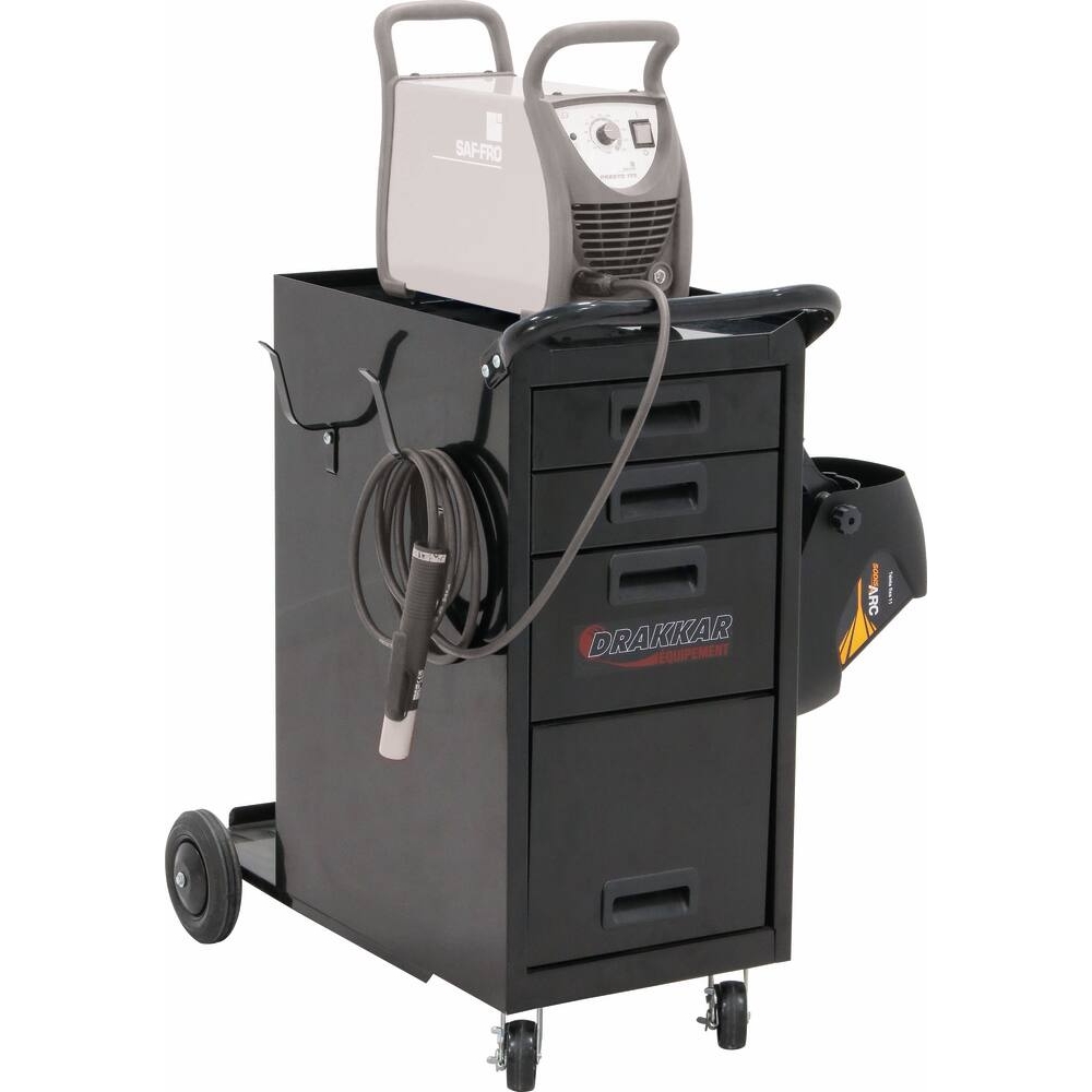 Servante mobile 3 tiroirs pour poste à souder DRAKKAR - 09229
