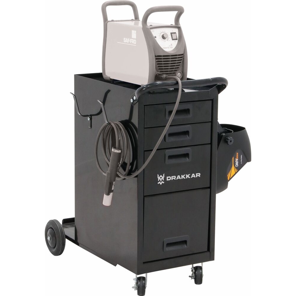 Servante mobile 3 tiroirs pour poste à souder DRAKKAR - 09229