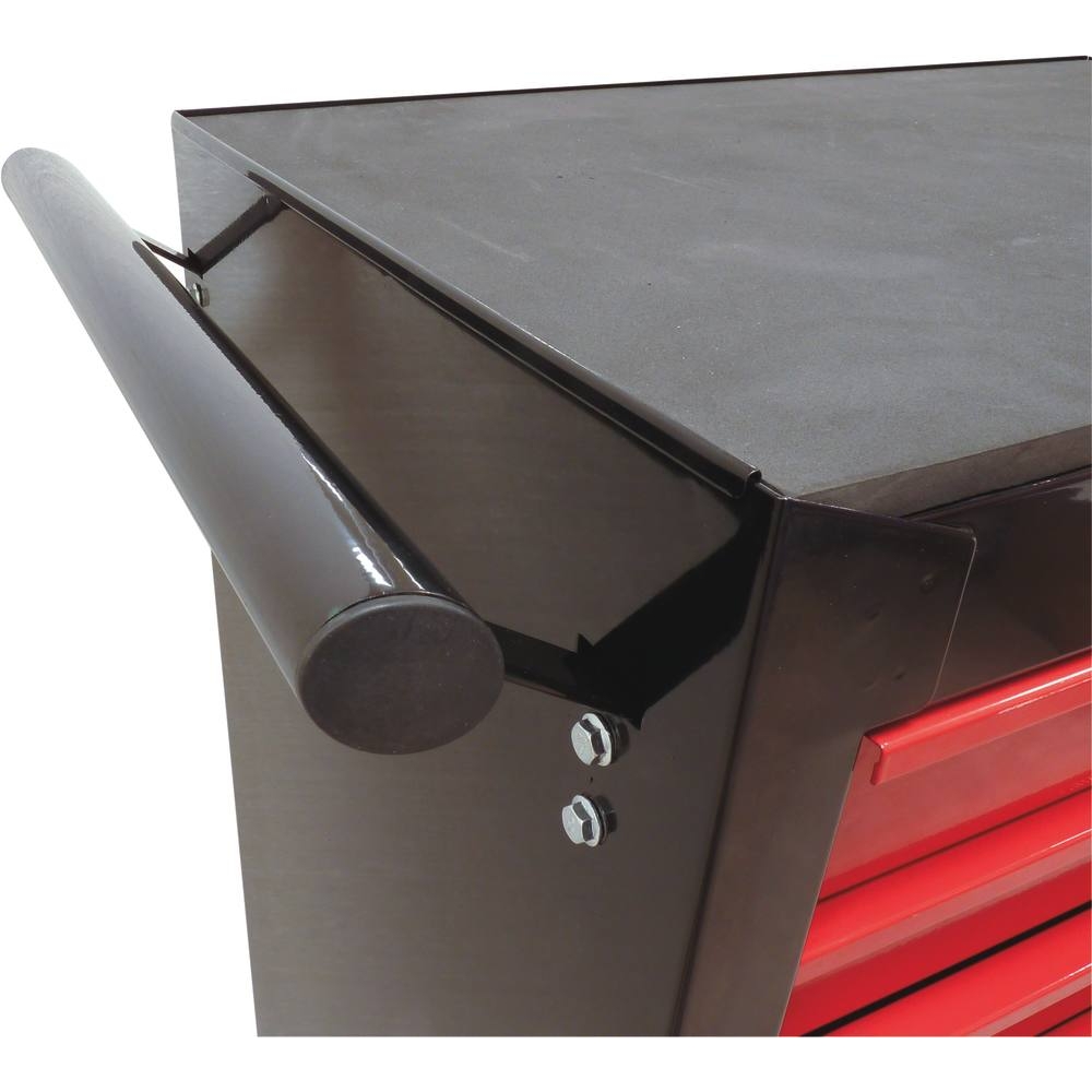 Servante d'atelier 7 tiroirs rouge/noir 680x460x1005mm DRAKKAR - 09231
