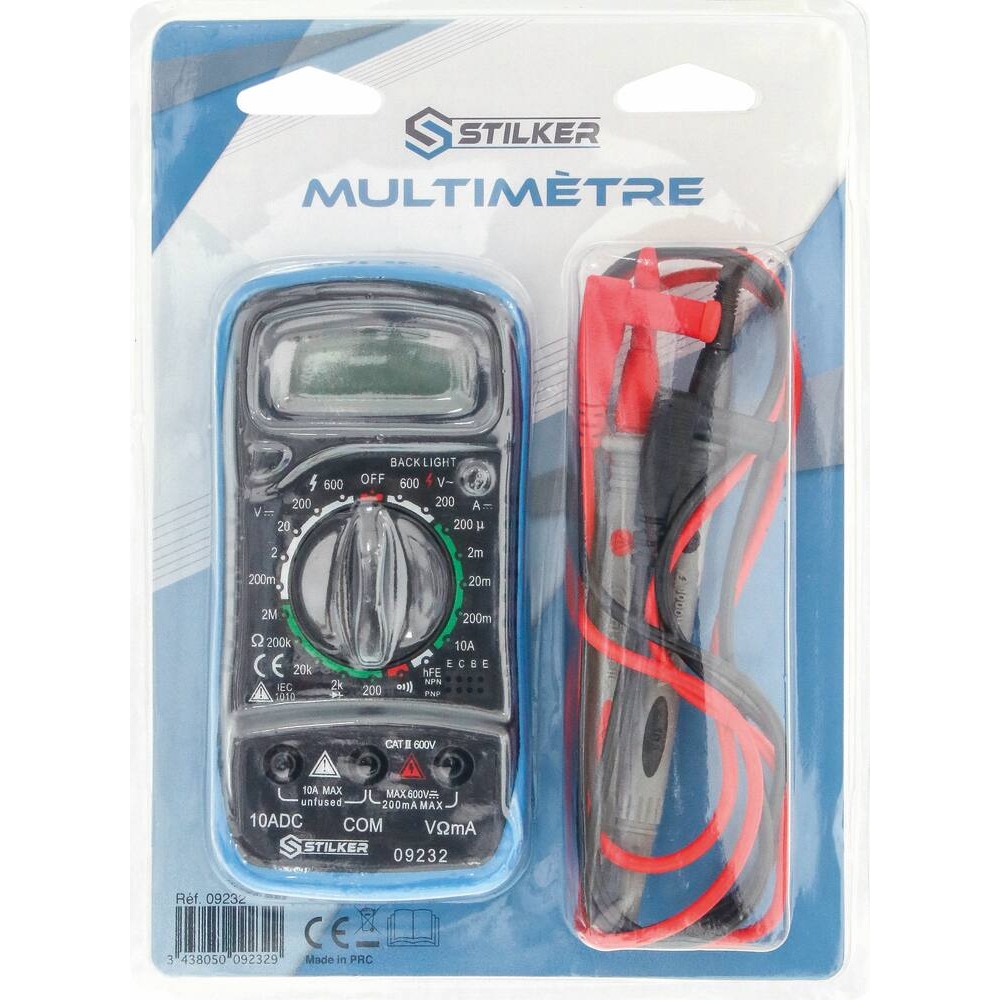 Multimètre digital - STILKER - 09232