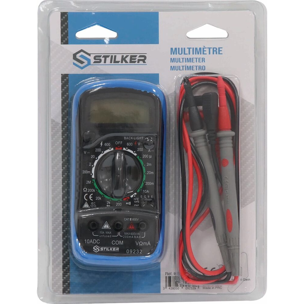 Multimètre digital - STILKER - 09232