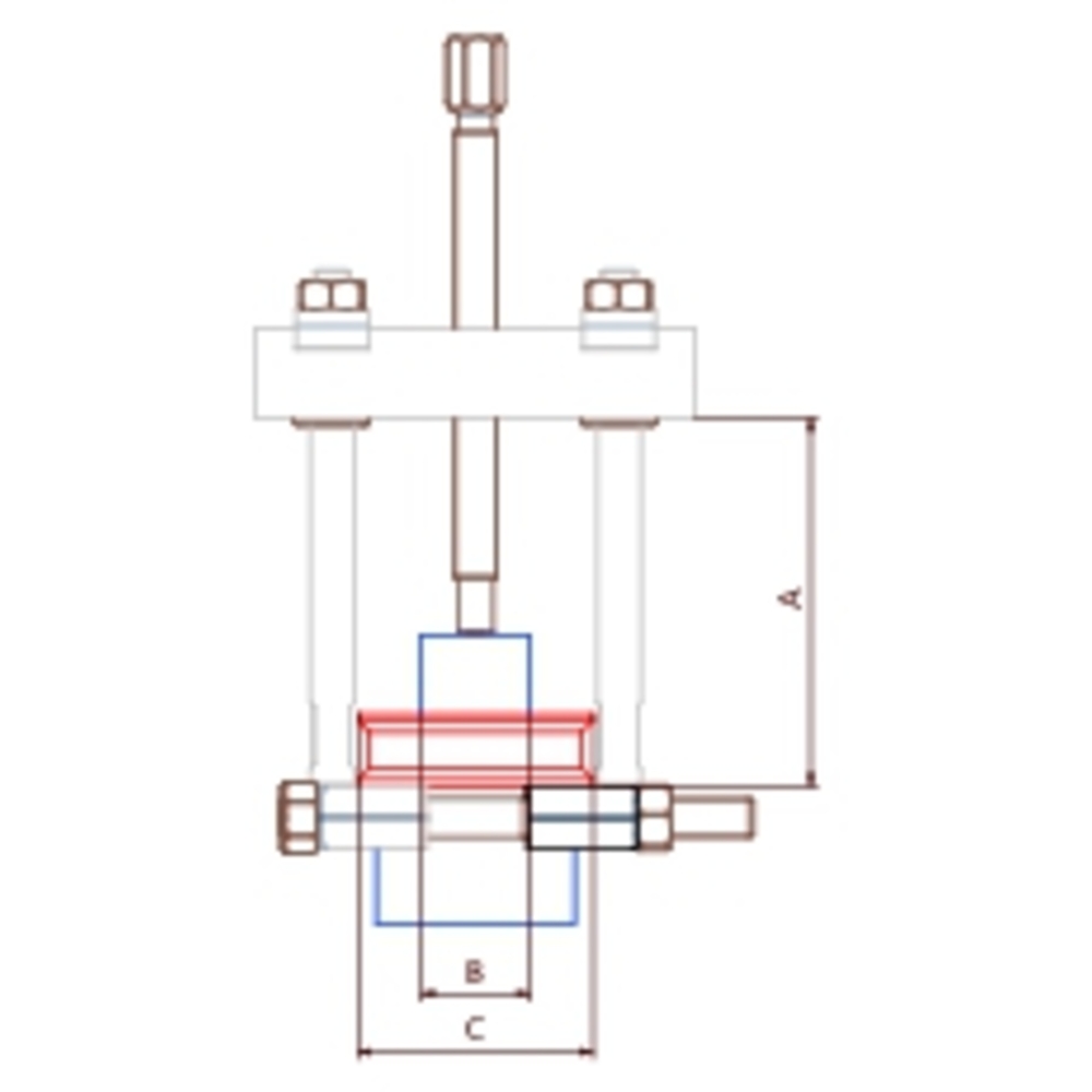 Extracteur 2 griffes avec décolleur guillotine 2T DRAKKAR - 09240