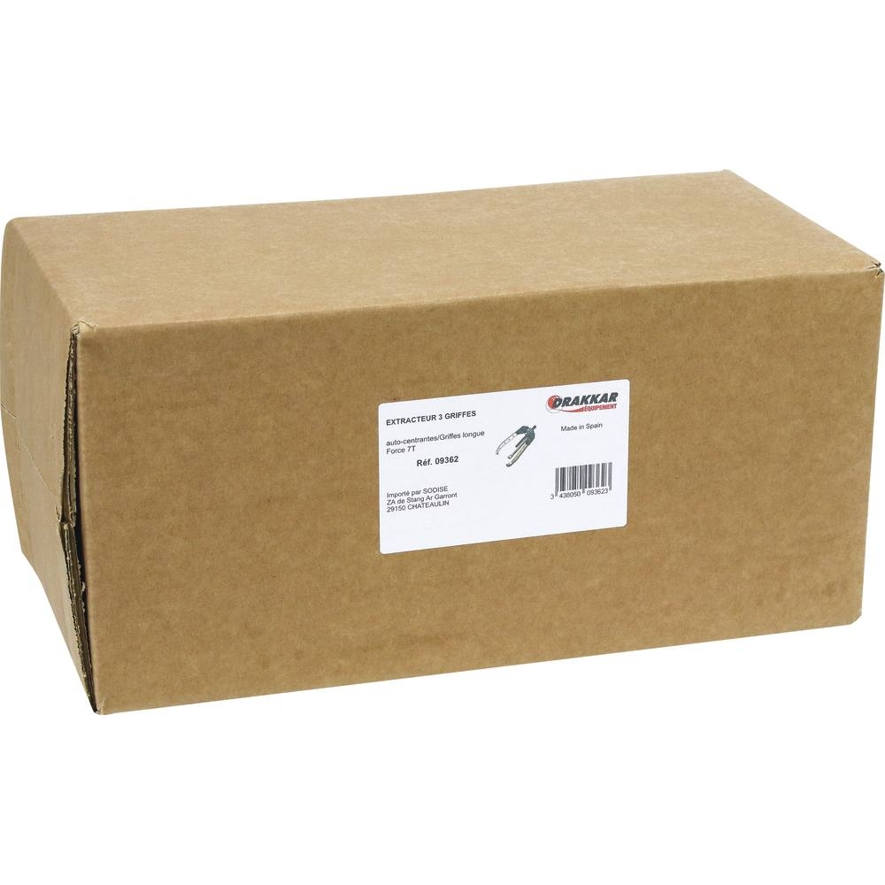 Extracteur 3 griffes 270mm 7T auto centrant DRAKKAR - 09362