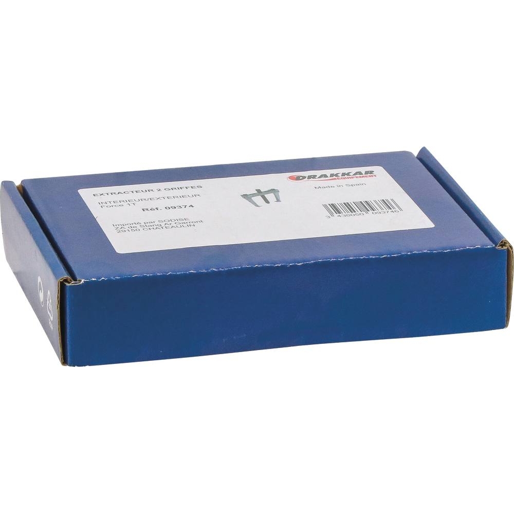 Extracteur 2 griffes intérieur/extérieur 12 à 60mm 1T DRAKKAR - 09374