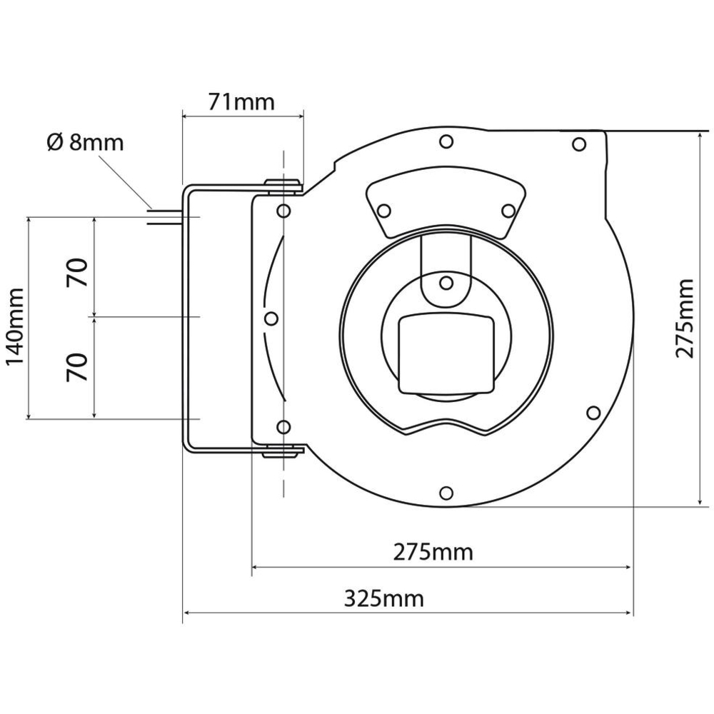 Enrouleur électrique automatique 230V HO5VV-F 15m 3G1,5mm² MAVEL - 09428
