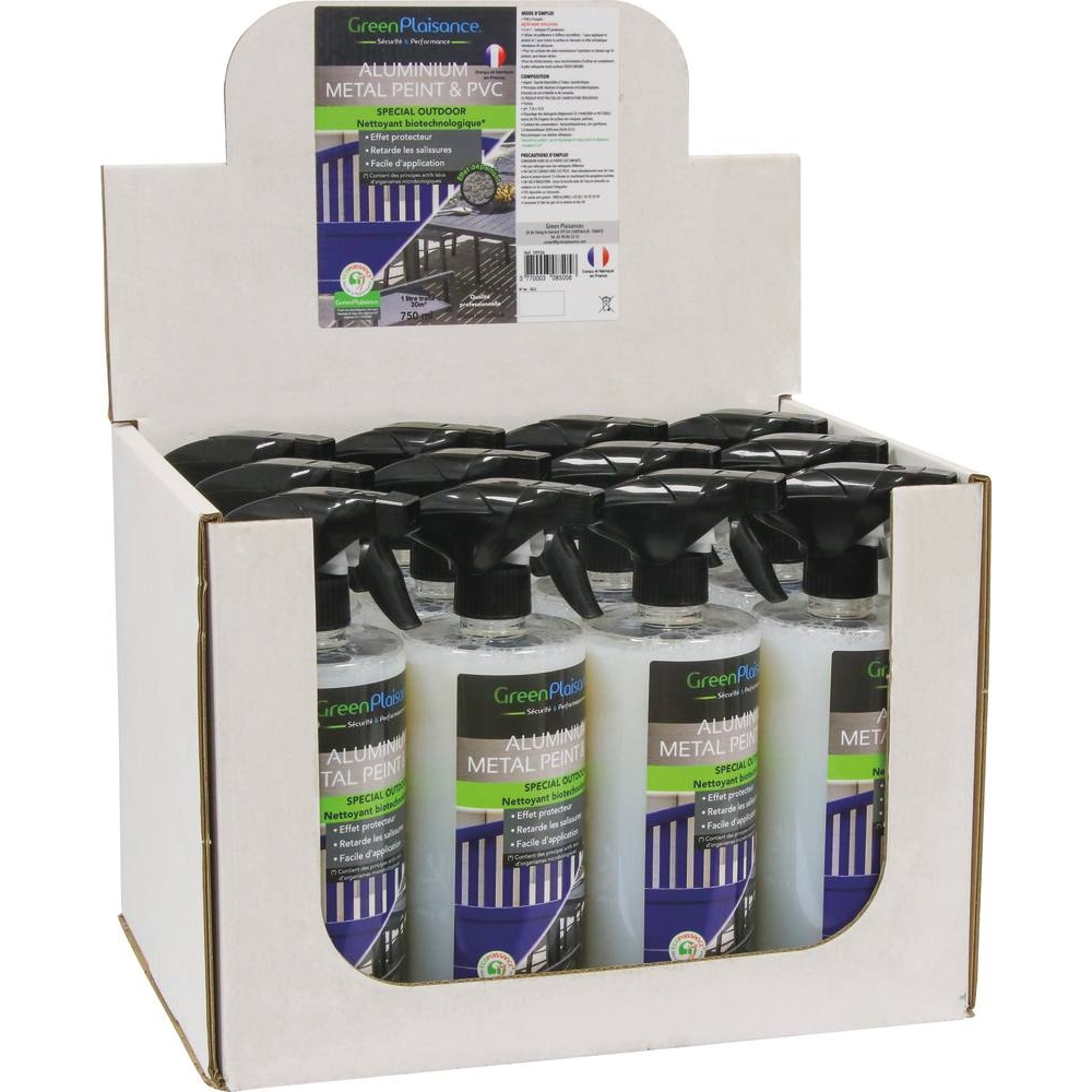 Nettoyant/protecteur spécial portail et menuiserie - flacon spray de 750ml GREEN PLAISANCE - 09936