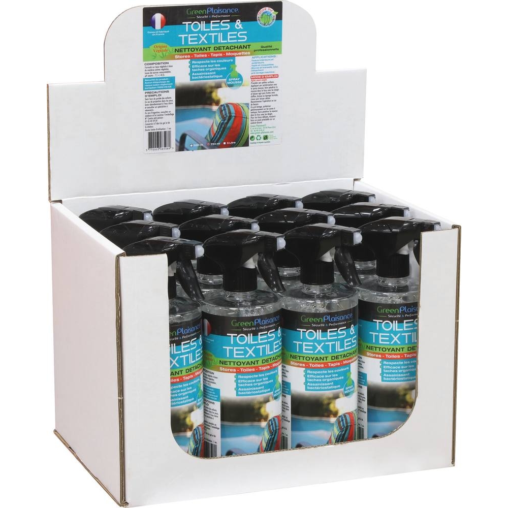 Détachant toile/tissu/textile - flacon spray de 750ml GREEN PLAISANCE - 09938