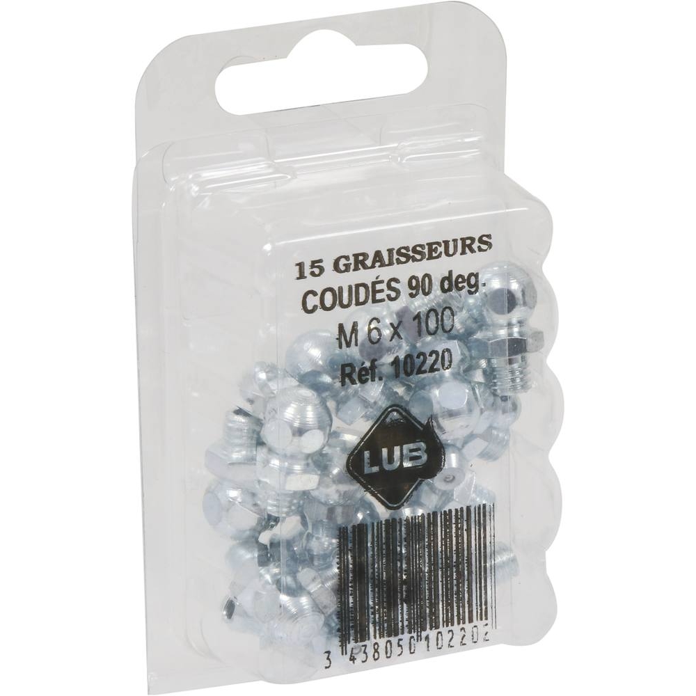 Graisseur 90° M6x1,00 - de 15 pcs UMETA - 10220