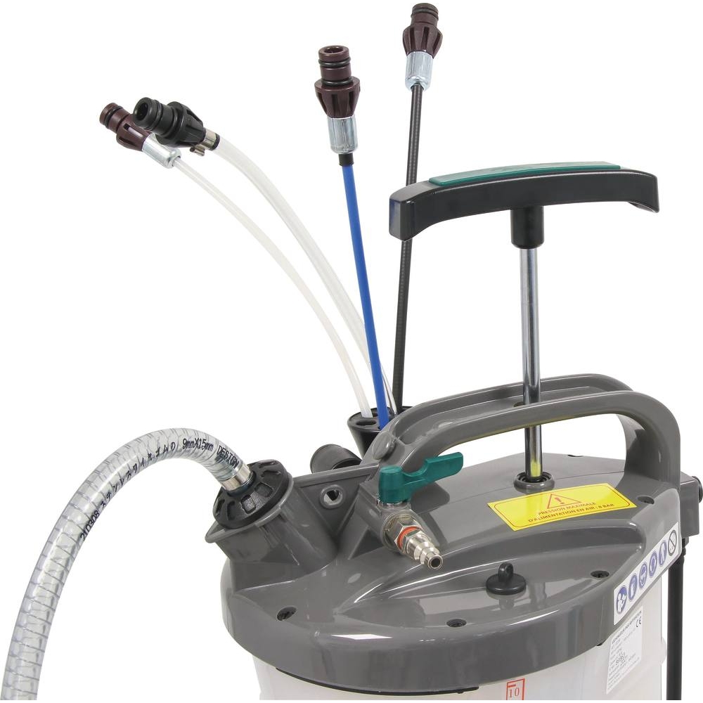Vidangeur manuel/pneumatique par aspiration 9,5L DRAKKAR - 10238