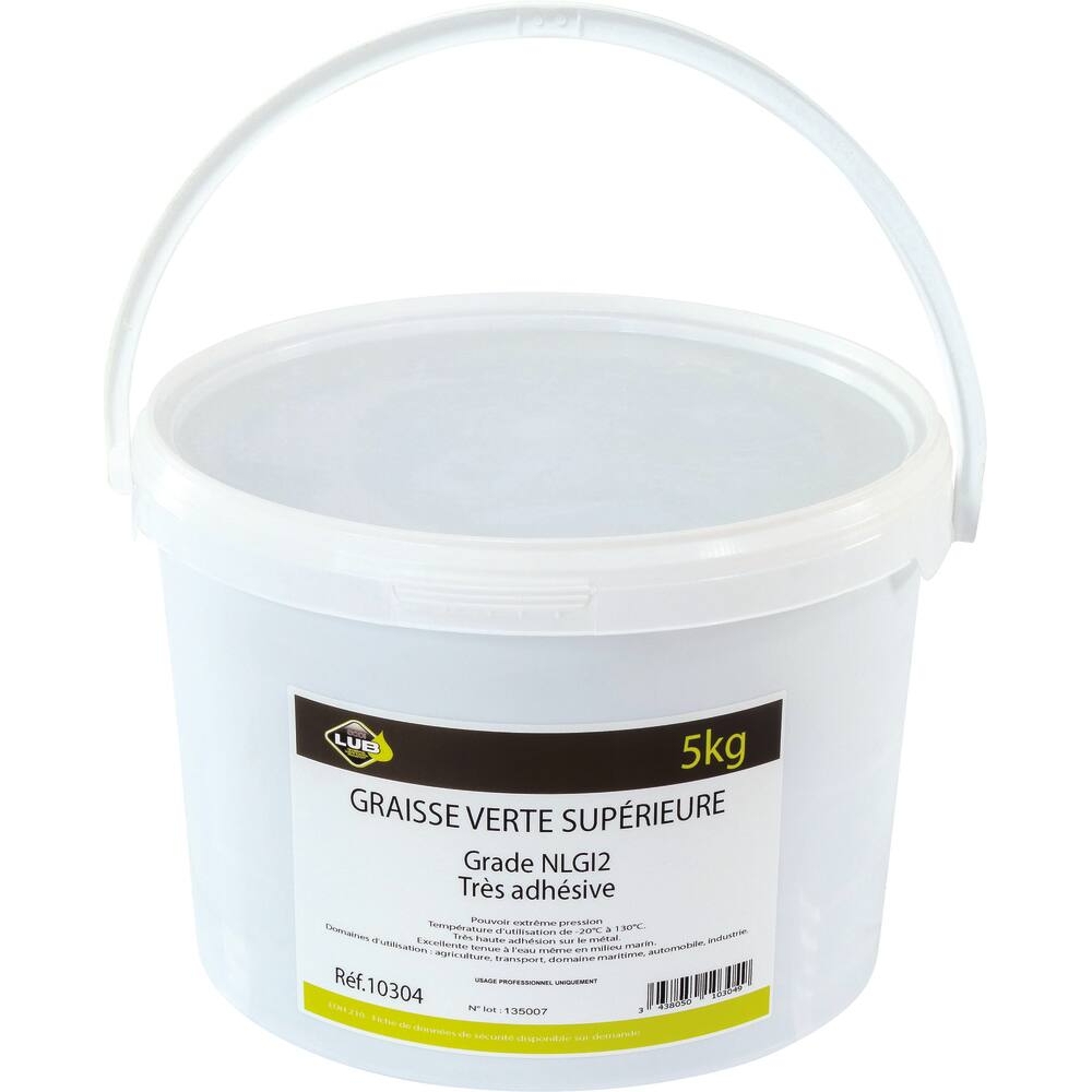 Graisse verte extrême pression - seau de 5kg KARZHAN - 10304