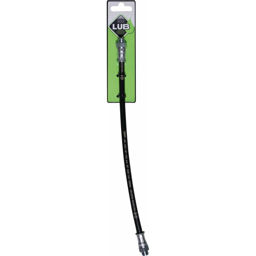 Flexible rilsan 8mm M10 300mm pour pompe à graisse - UMETA - 10324