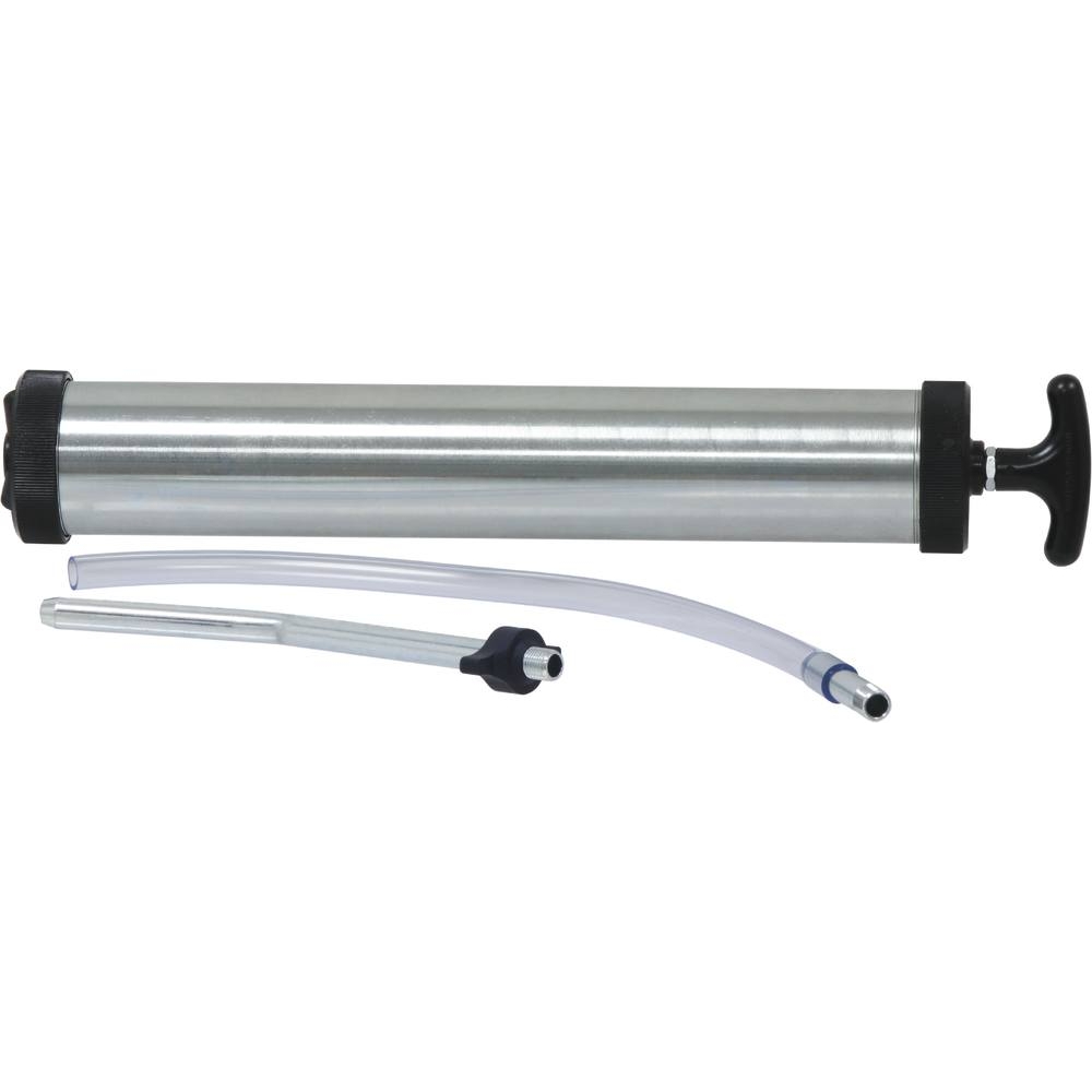 Seringue à huile acier 500ml avec tuyau 300mm et bec rigide DRAKKAR - 10371