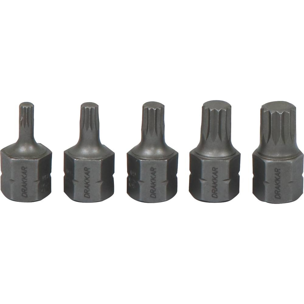 Coffret de douilles traversantes et embouts - 36 pcs DRAKKAR TOOLS - 10768
