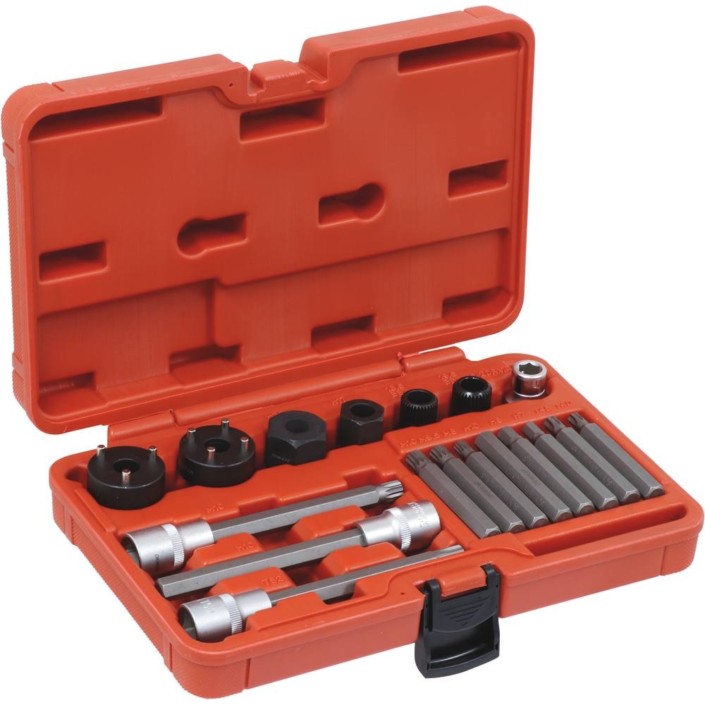 Outil de démontage poulies d'alternateur - coffret de 18 pcs DRAKKAR - 10769