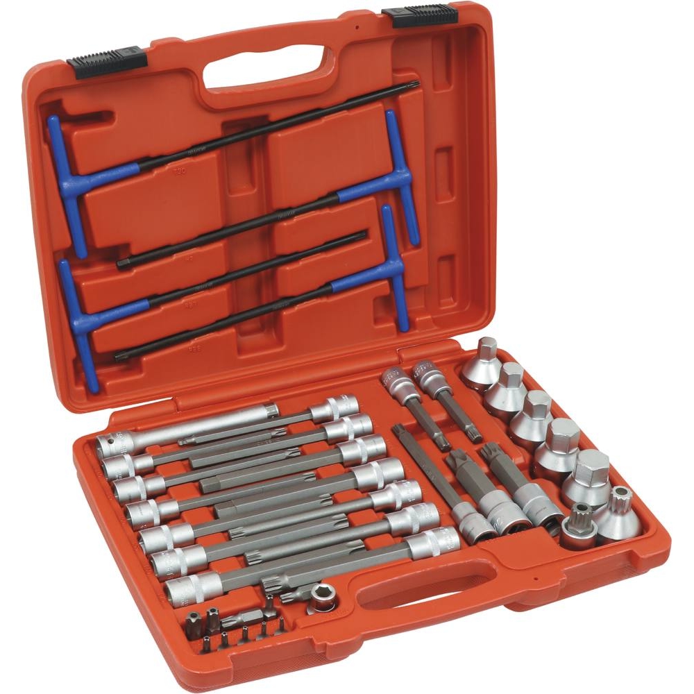 Douilles tournevis extra longues - coffret de 41 pcs DRAKKAR TOOLS - 10775