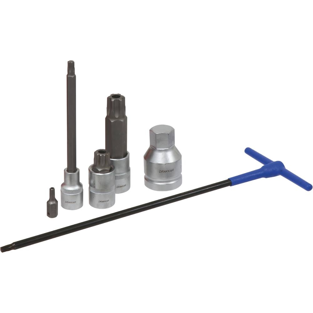 Douilles tournevis extra longues - coffret de 41 pcs DRAKKAR TOOLS - 10775