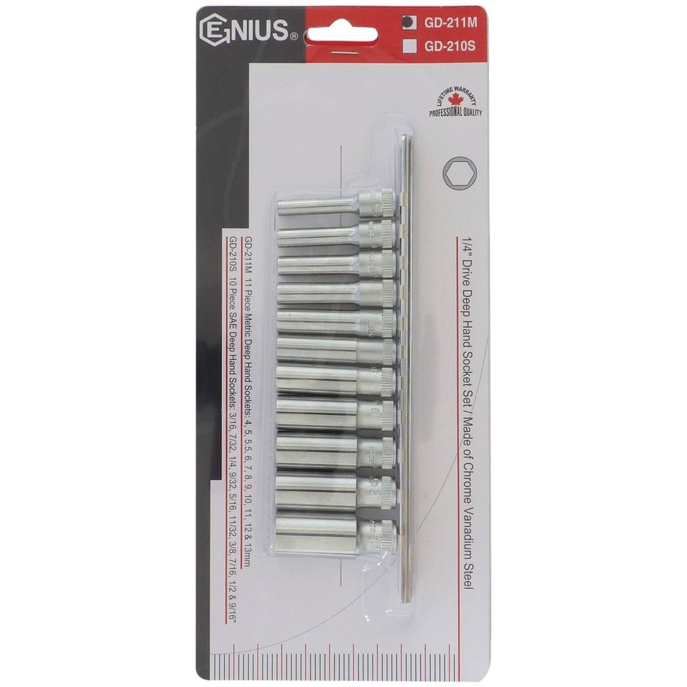 Douilles longues 1/4