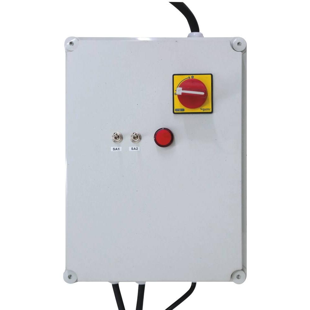 Compresseur fixe tandem à courroie 270L 10 bar 2x3CV 230V gros débit d’air DRAKKAR - 11261