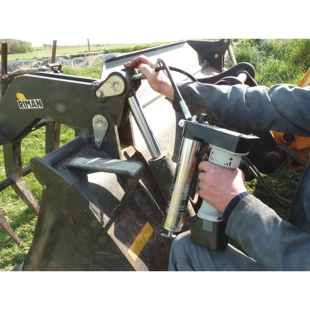 Pompe à graisse 18V avec 1 batterie Ni-Mh DRAKKAR - 11389