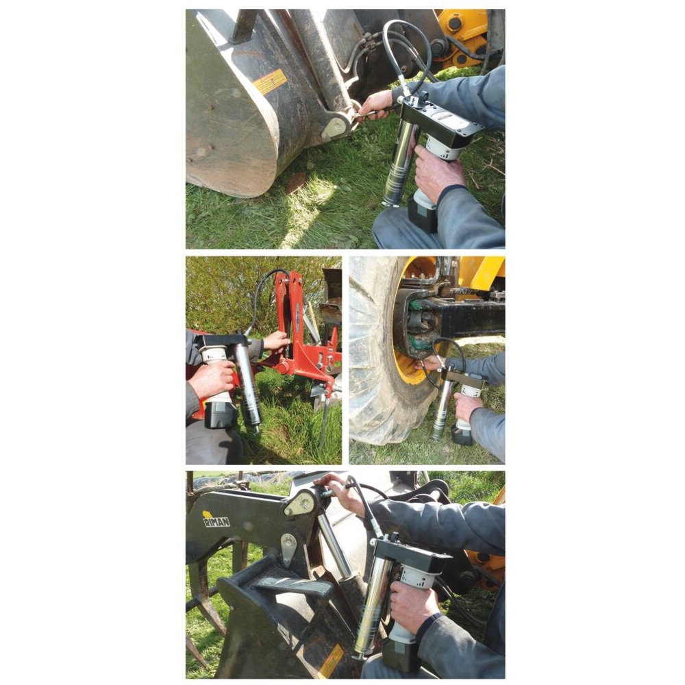 Pompe à graisse 18V avec 1 batterie Ni-Mh DRAKKAR - 11389