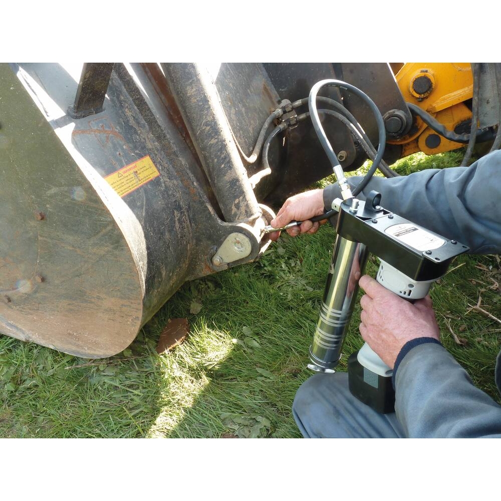 Pompe à  graisse 18V avec 2 batteries Ni-Mh DRAKKAR - 11432