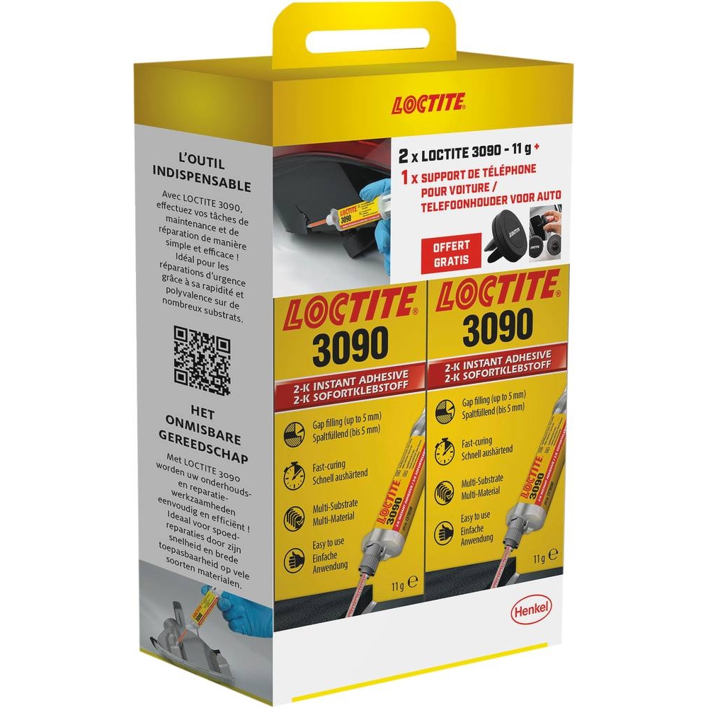 Colle bi-composant 3090 - seringue de 10g LOCTITE - 11571