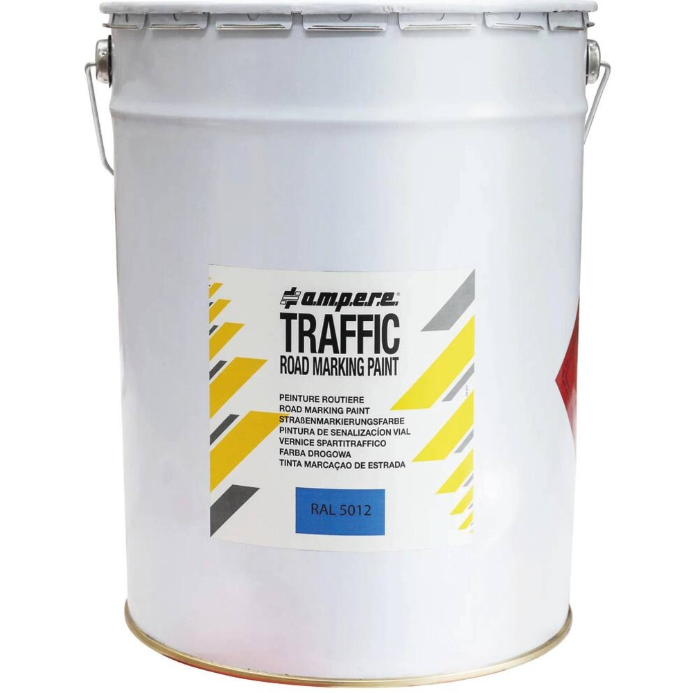 Peinture routière RAL 5012 bleu - Pot de 5kg AMPERE - 11899