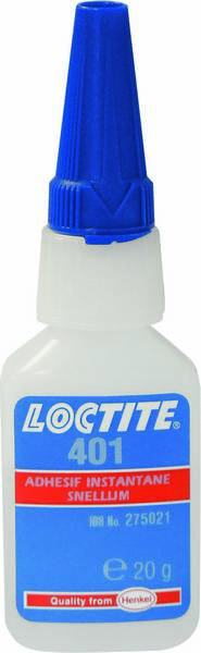 Colle liquide instantanée 401 - flacon de 20g LOCTITE - 11940